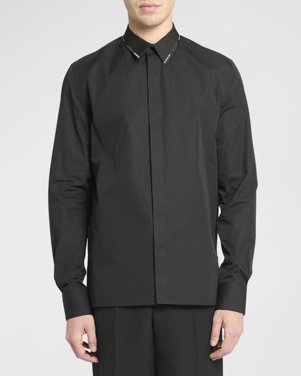 Givenchy Men's Black Cotton Shirt
