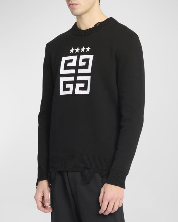 Givenchy Men s Upside Down Logo Sweater Neiman Marcus