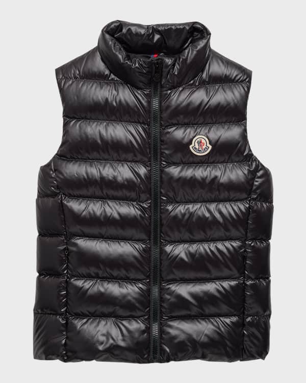 Moncler Kid s Moka Long Puffer Coat Size 4 6 Neiman Marcus