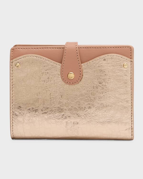 Tory Burch Kira Pebbled Medium Flap Wallet