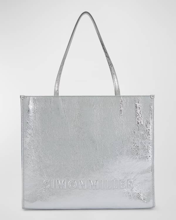 Tory Burch Ella Basketweave Logo Print Canvas Leather Large Tote Bag N –  Design Her Boutique