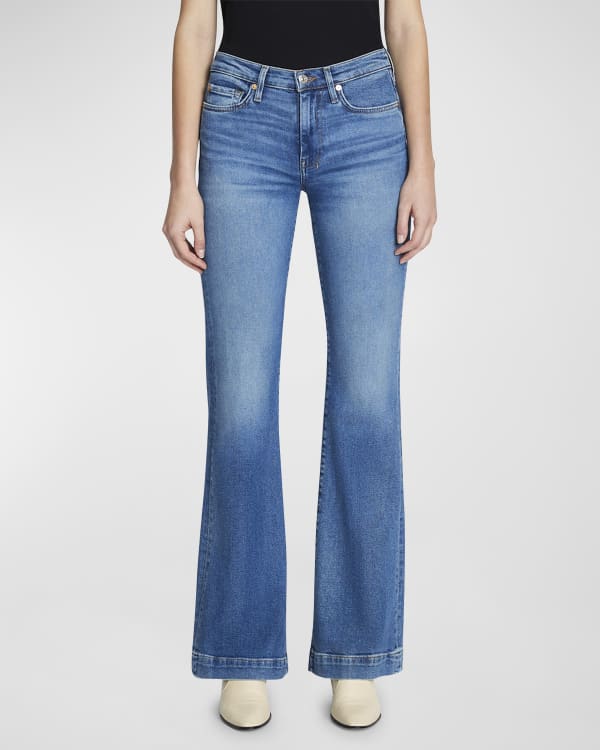 Alice + Olivia BEAUTIFUL HIGH RISE BELL JEAN