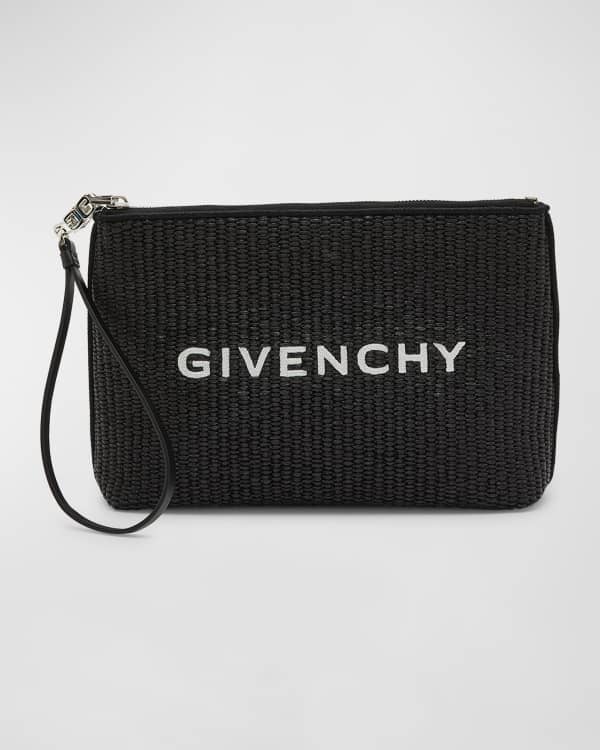 Givenchy Large Monogram Embossed Pouch Clutch Bag Neiman Marcus