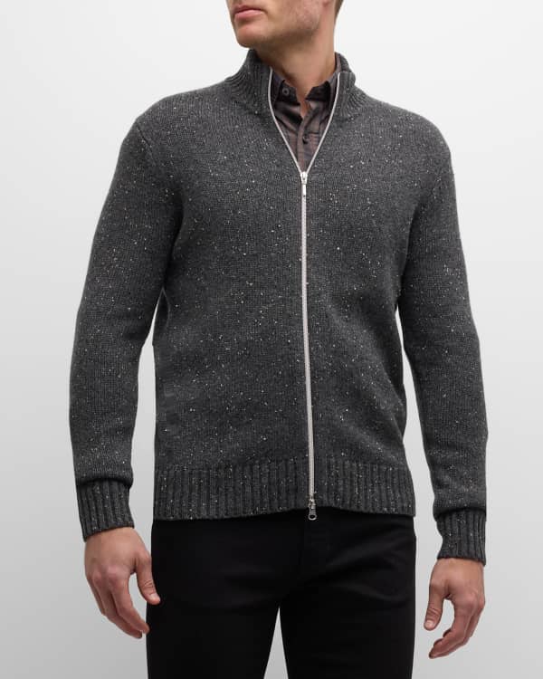 Neiman Marcus Men s Cashmere Silk Turtleneck Sweater Neiman Marcus