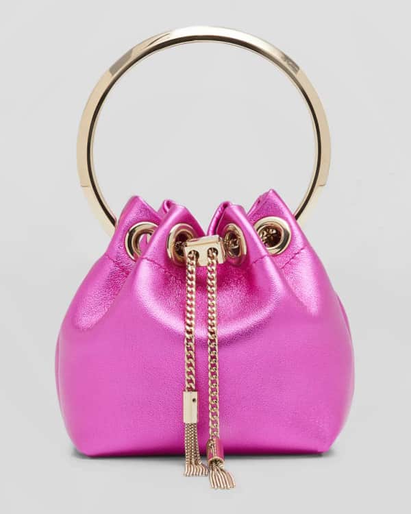 Jimmy Choo Black Bon Bon Leather Bucket main image 1