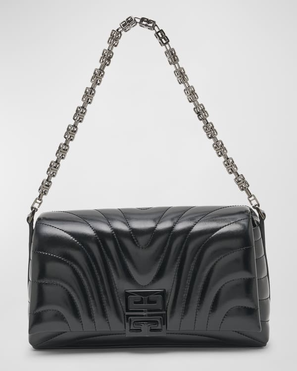 DKNY DKNY micro crossbody bag in black croco print leather
