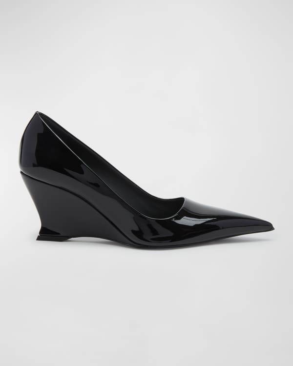 Bottega Veneta Comet Mary Jane Wedge Pumps