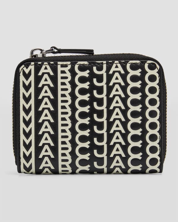 Marc Jacobs The Slim 84 Croc-Embossed Zip Around Wallet | Neiman