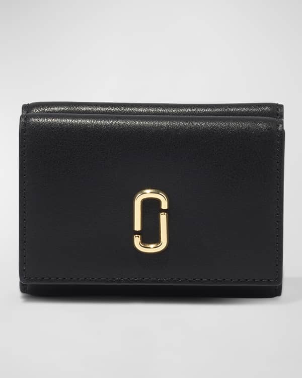 Marc Jacobs 'the Softshot' Top Zip Card Holder in Black