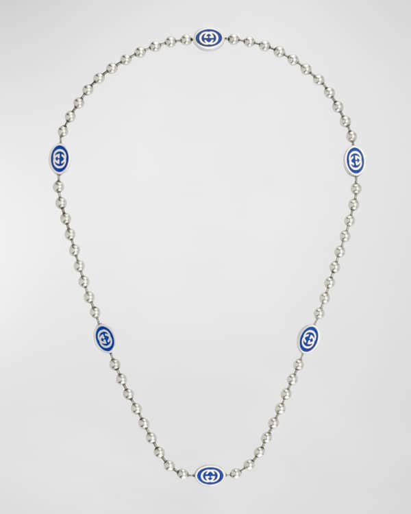 Gucci Men's necklace in silver with feline head YBB433608001 - Jewelry, Mens  Jewelry - Jomashop