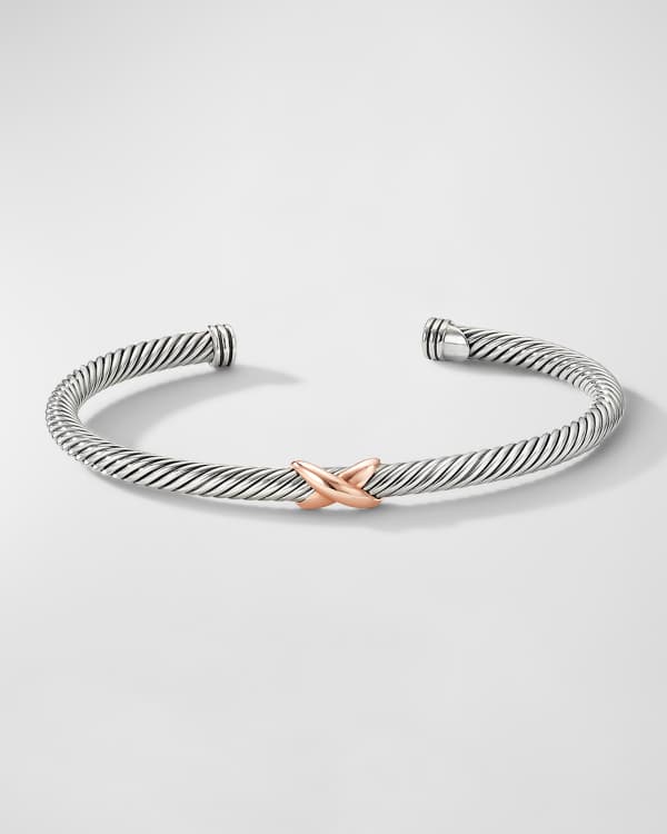 David Yurman Waverly Bracelet with Gold Neiman Marcus
