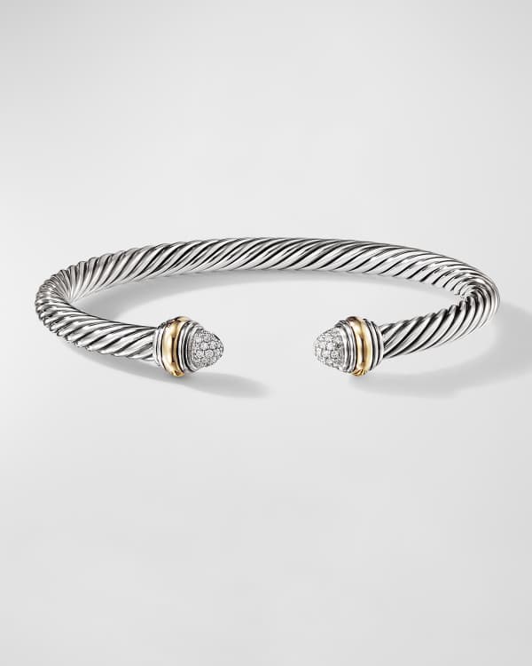 David Yurman Cable Collectibles Heart Bracelet in Silver with 18K Gold ...
