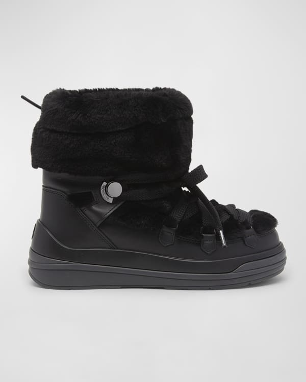 Moncler Gaia Quilted Nylon Pocket Snow Boots | Neiman Marcus