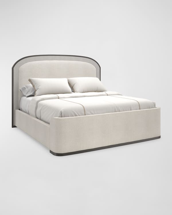Caracole Adela Upholstered Queen Bed Neiman Marcus