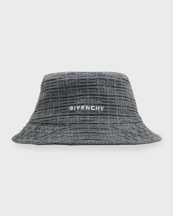 Fendi Men's Logo-Embroidered Cotton-Blend Bucket Hat | Neiman Marcus