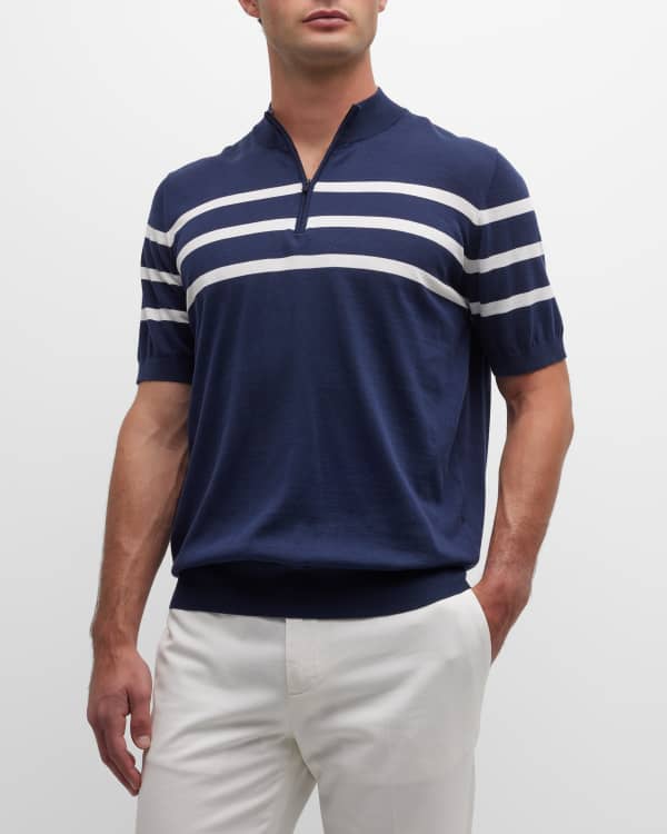 Louis Vuitton Navy Blue Logo Jacquard Terry Cotton Polo T-Shirt XS Louis  Vuitton