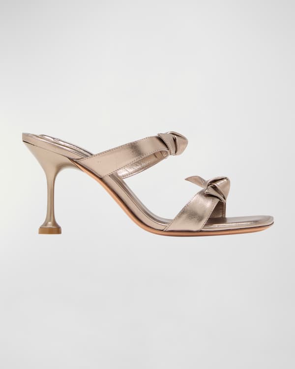 Alexandre Birman Becca Padded Leather Slide Sandals Neiman Marcus
