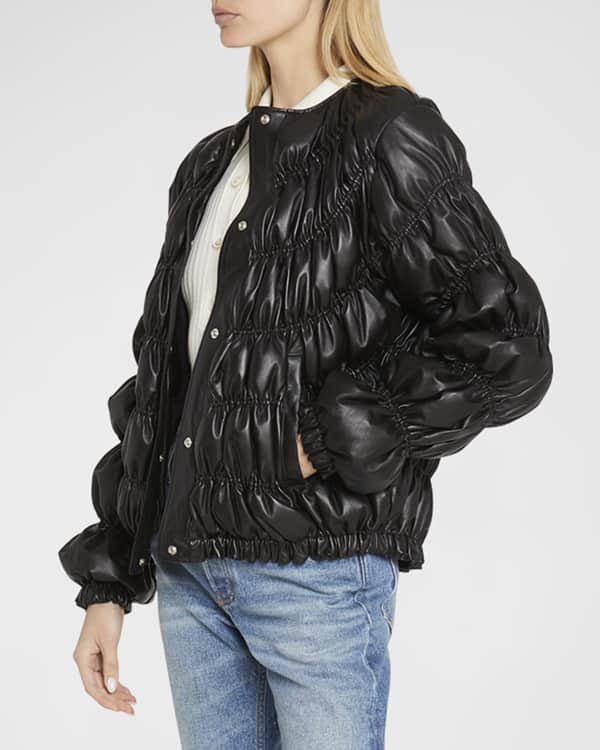 Acne Studios Embossed Leather Jacket