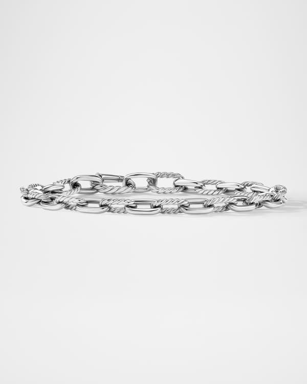 David Yurman Men's Box Chain Bracelet in 18K Gold, 3.4mm | Neiman