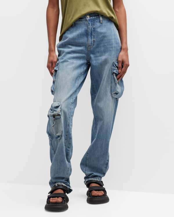 AGOLDE 90s Pinch Waist High-Rise Straight Jeans | Neiman Marcus