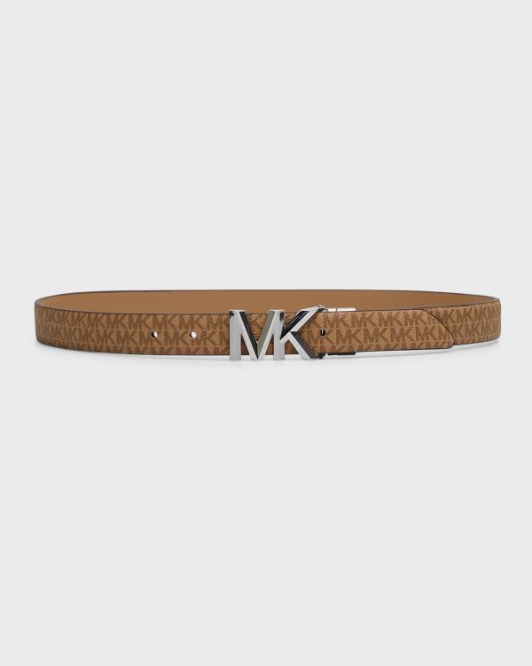Michael Kors 2 For 1 Logo Belt Set | Neiman Marcus display picture 2