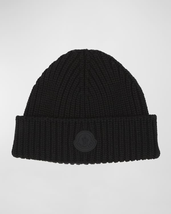 UGG Men's Chunky-Knit Logo Beanie Hat