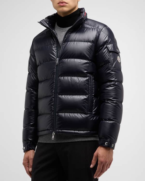 Moncler Men's Maya Corduroy Hooded Puffer Jacket | Neiman Marcus