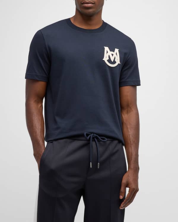 Moncler Men's Logo Tape Crewneck T-Shirt