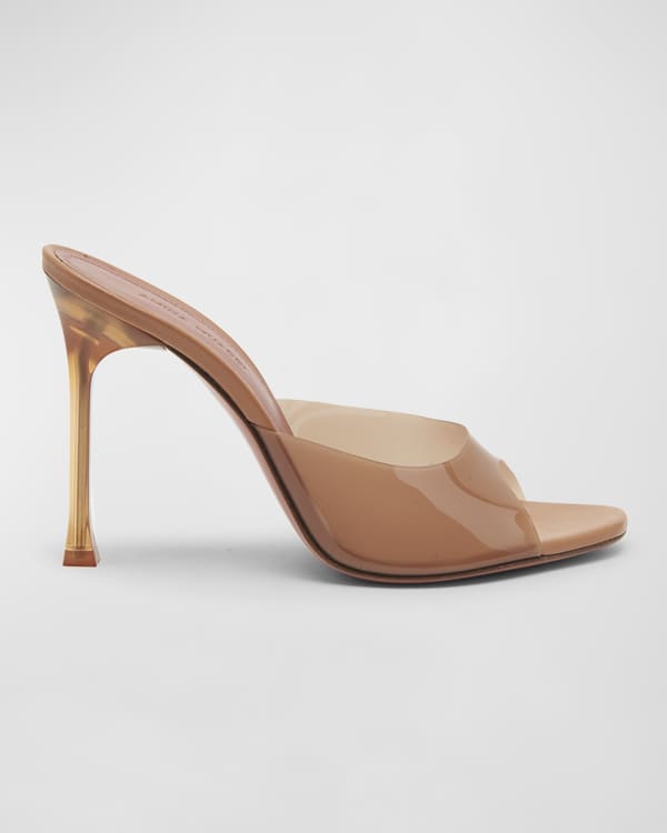 Saint Laurent Sexy Tortoise Stiletto Mule Sandals | Neiman Marcus