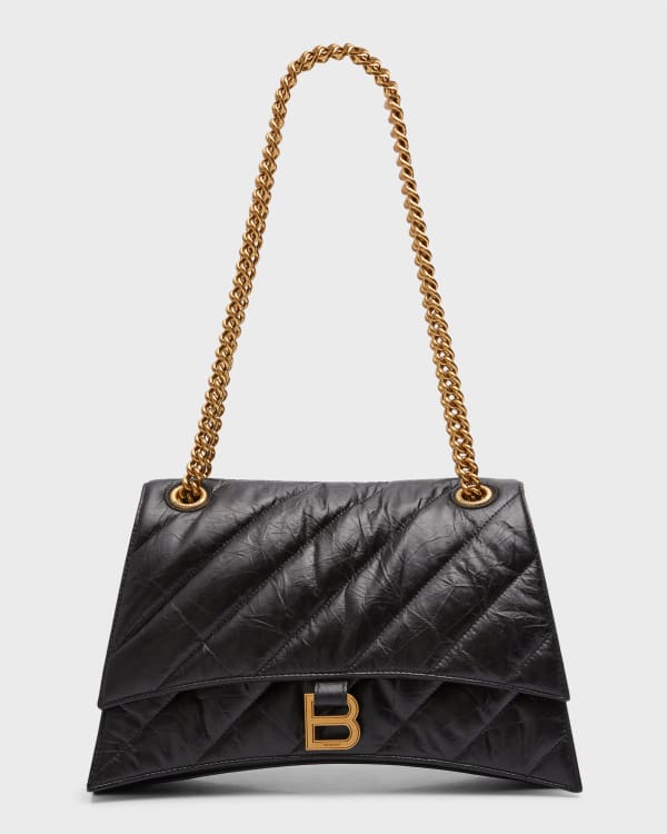 Alexander McQueen Skull Logo Medium Quilted Shoulder Bag | Neiman Marcus