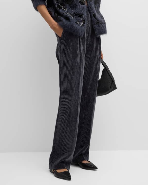 Low Rise Flare Pants - COUT DE LA LIBERTE, Luxury Designer Fashion