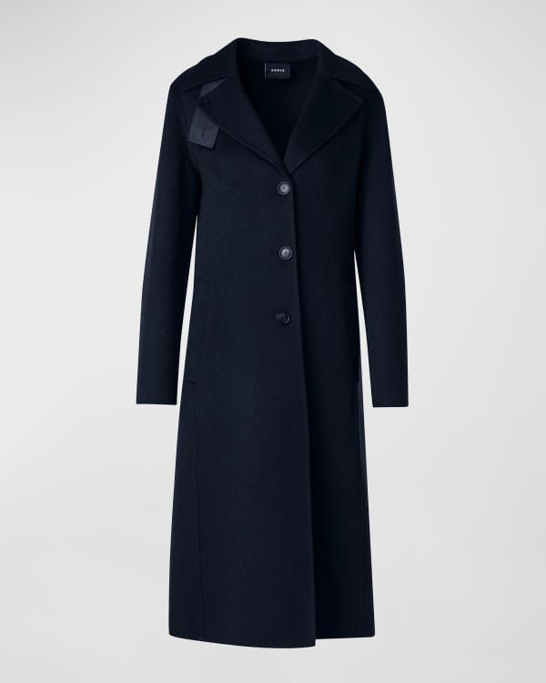 Sentaler Belted Alpaca Wool Wrap Coat Neiman Marcus