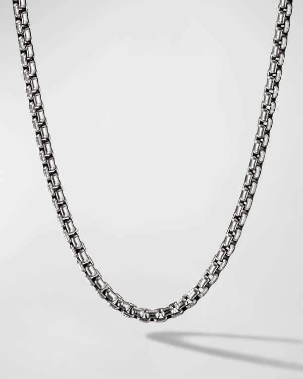 David yurman mens box chain hot sale necklace