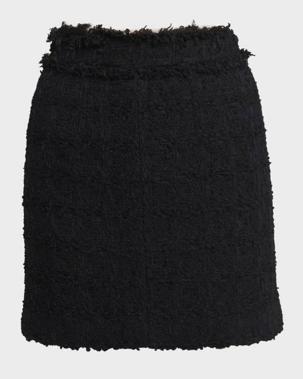 AREA Ombre Nylon Ruffle Mini Skirt Neiman Marcus