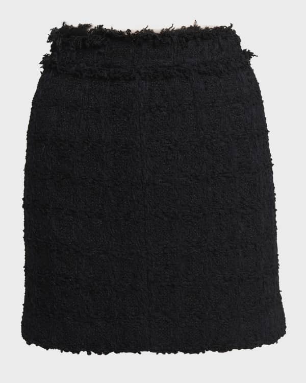 Bi-stretch Mini Skirt - Black