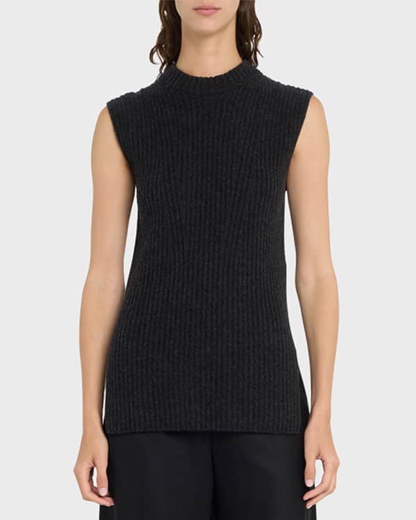 Vince sleeveless turtleneck sweater discount