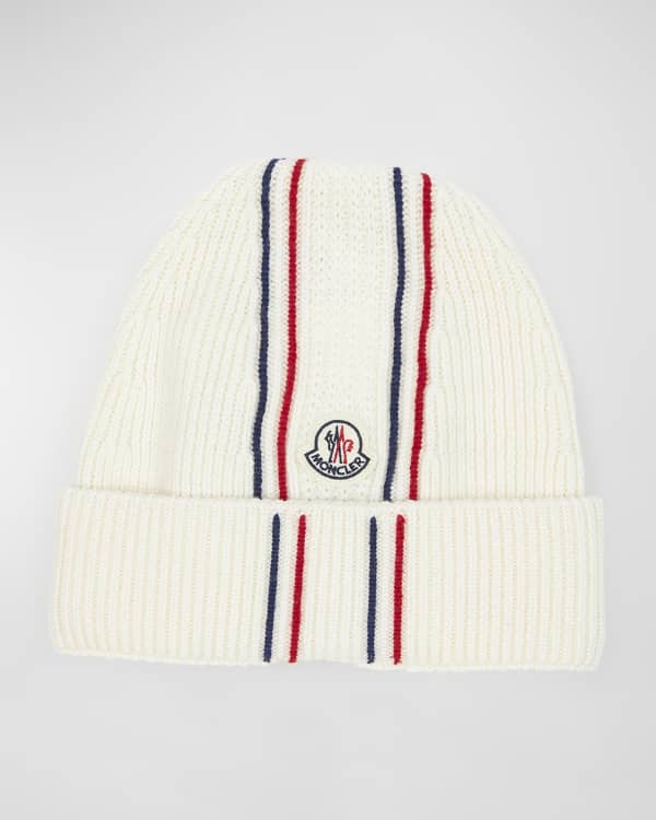 Moncler Men's Large-Logo Beanie Hat