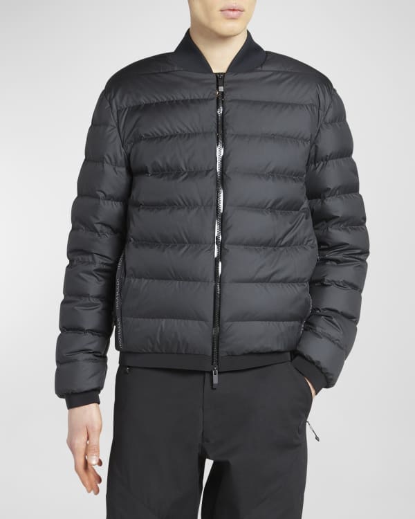 Moncler Men's Ecrins Shiny Down Puffer Jacket | Neiman Marcus