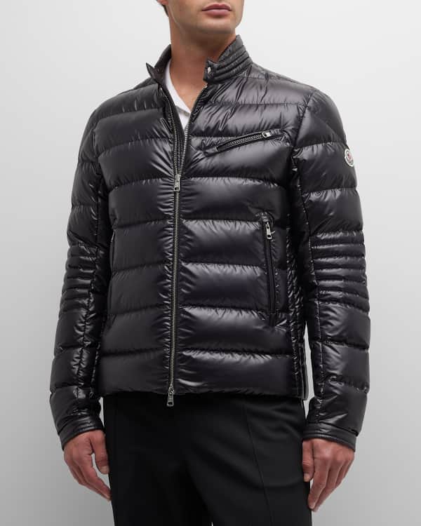 Tom Ford Leather Puffer Jacket - Black