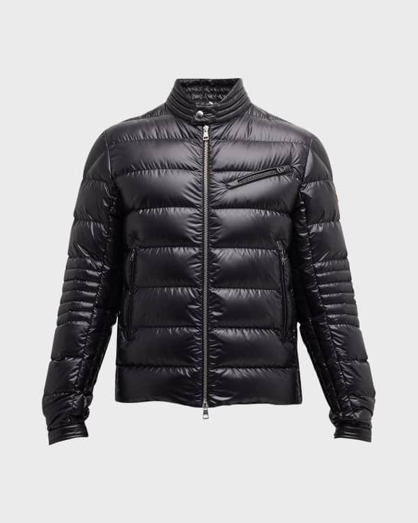 Tom Ford Leather Puffer Jacket - Black