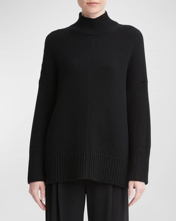 Vince Funnel Neck Wool Blend Sweater Neiman Marcus