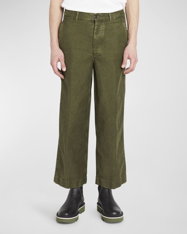 Dries Van Noten Men's Hama Wide-Leg Pleated Pants | Neiman Marcus