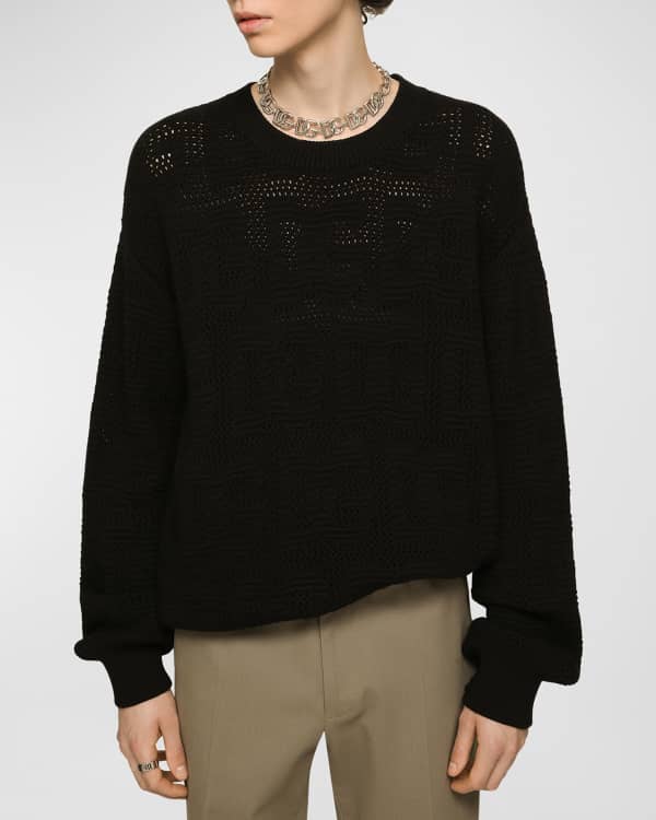 MCQ Men's Positive Earth Oversized Knit Sweater | Neiman Marcus