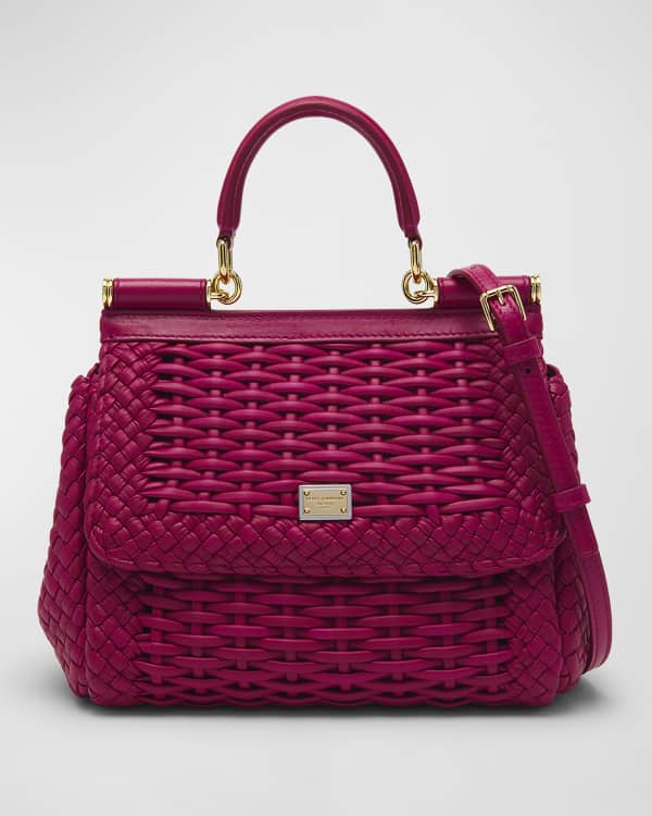 Dolce & Gabbana Pink Large Miss Sicily Handle Bag