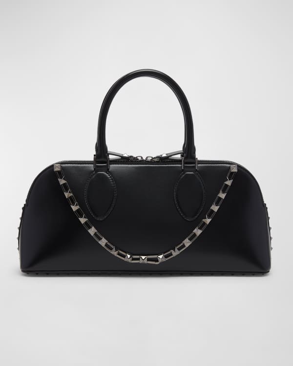 Small locò leather top handle bag - Valentino Garavani - Women