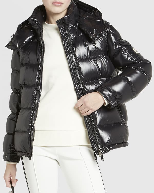 Moncler Maire Shiny Puffer Jacket | Neiman Marcus