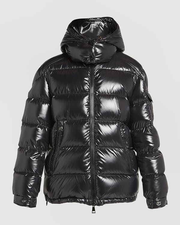 Moncler orophin hot sale coat black