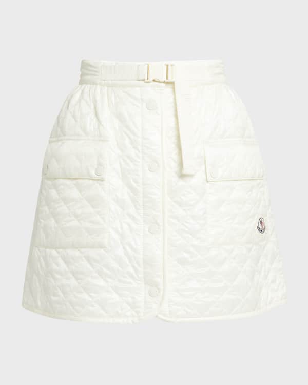 Satin mini skirt quilt 2025