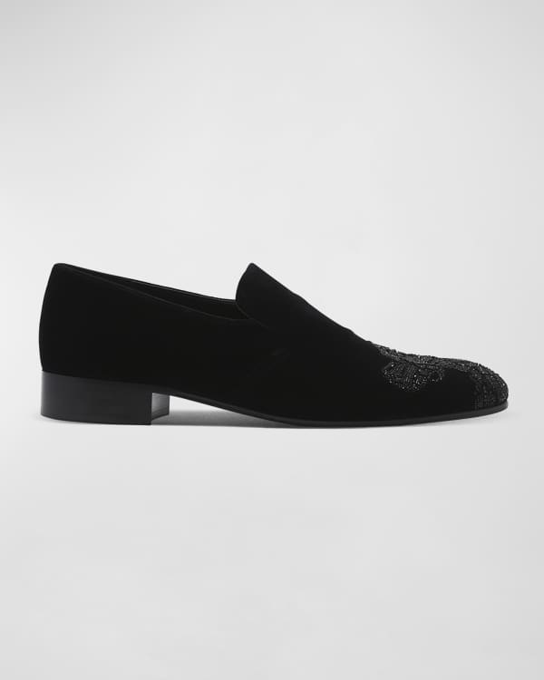 TOM FORD Men's Velvet Tassel Loafers | Neiman Marcus