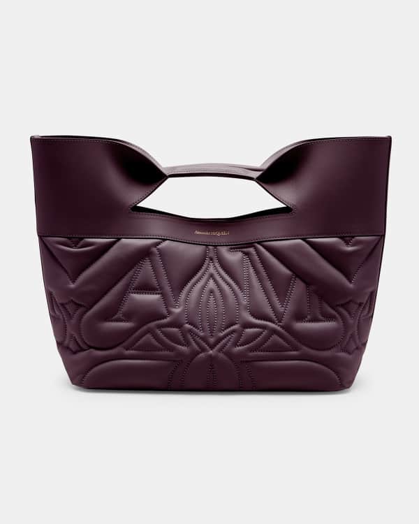 Alexander McQueen Heroine 35 Studded Leather Shopper Tote Bag